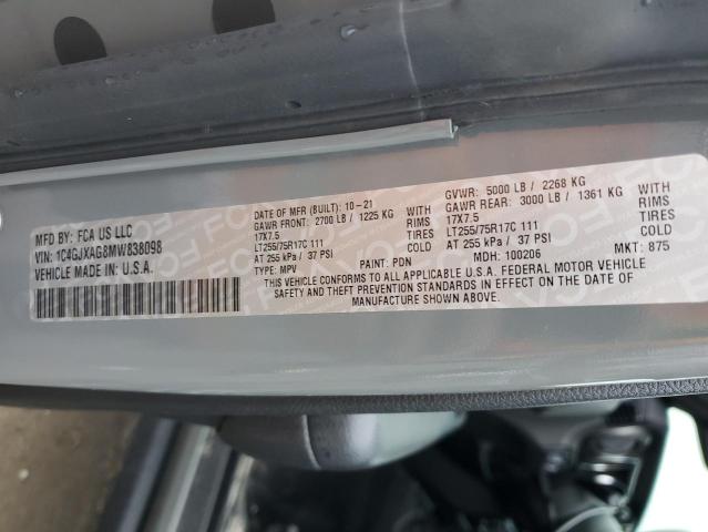 1C4GJXAG8MW838098 Jeep Wrangler Sport