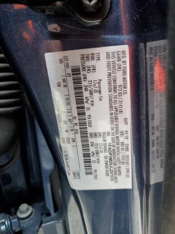 1FADP3M29JL297835 Ford FOCUS SEL