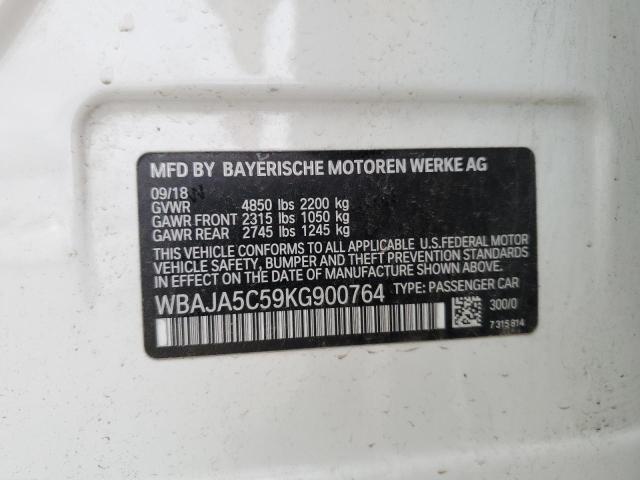 WBAJA5C59KG900764 BMW 530 I