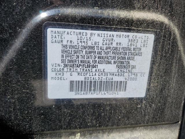3N1AB7AP1FL691041 Nissan SENTRA S