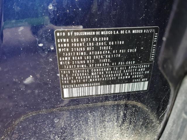 3VV2B7AX9MM084086 Volkswagen TIGUAN SE
