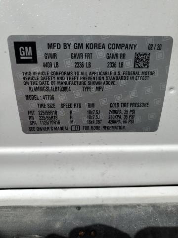 KL4MMGSL4LB103804 Buick Encore Gx Essence