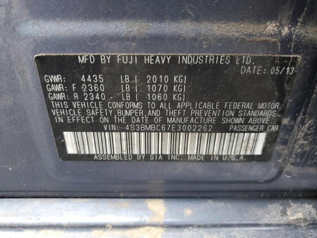 4S3BMBC67E3002262 Subaru Legacy 2.5i Premium