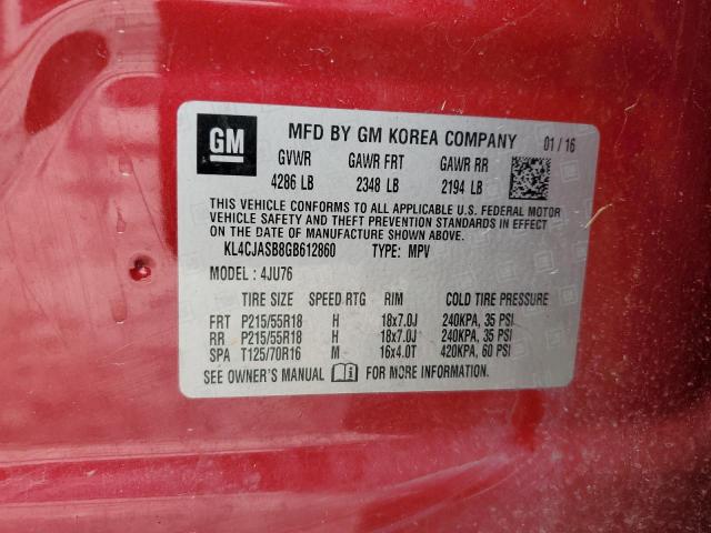 KL4CJASB8GB612860 Buick Encore