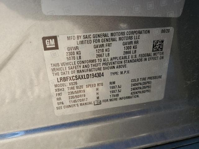 LRBFXCSAXLD194304 Buick Envision Essence
