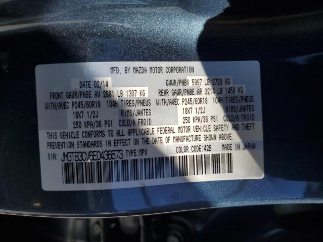 JM3TB3CV6E0436673 Mazda Cx-9 Touring