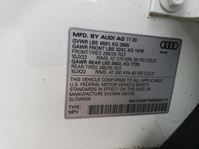 WA1VXBF75MD022117 Audi Q7 Prestige