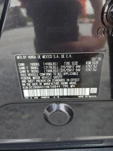 3CZRU6H31HM709844 Honda HR-V LX