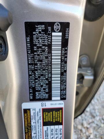 4T1BK1EB9FU150835 Toyota AVALON XLE