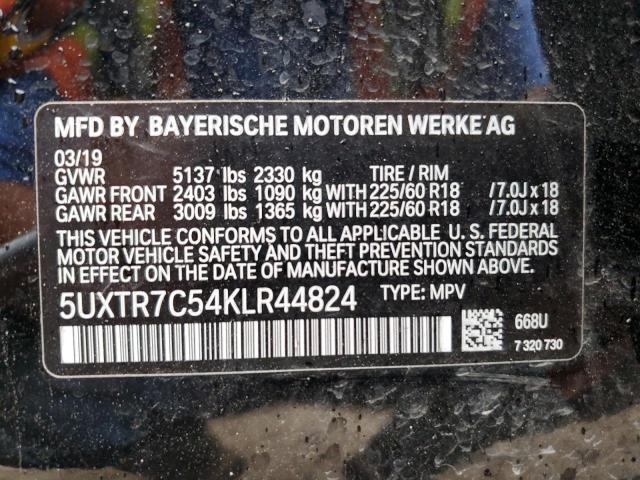 5UXTR7C54KLR44824 BMW X3 Sdrive30i