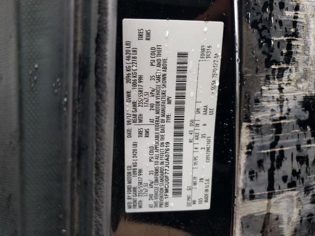 1FMCU0F77JUA07619 Ford ESCAPE S