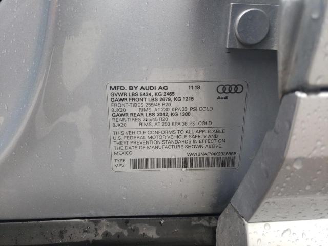 WA1BNAFY4K2028995 Audi Q5 Premium Plus