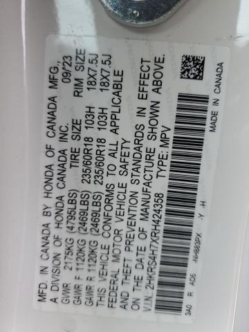 2HKRS4H7XRH424358 Honda CR-V EXL
