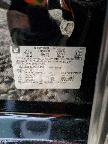 1GCVKREC2HZ234140 Chevrolet Silverado K1500 Lt
