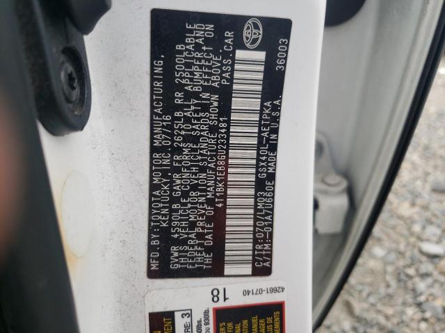 4T1BK1EB8GU233481 Toyota AVALON XLE
