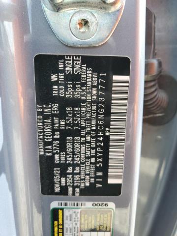 5XYP24HC6NG237771 KIA Telluride Lx