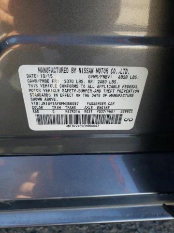 JN1BV7AP6FM356097 Infiniti Q50 BASE
