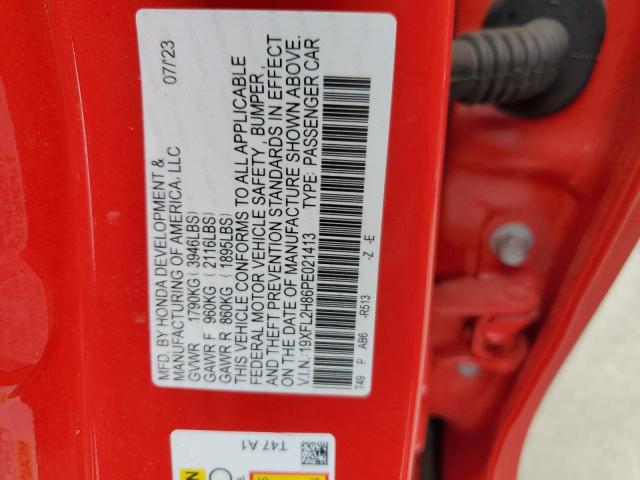 19XFL2H86PE021413 Honda Civic Sport