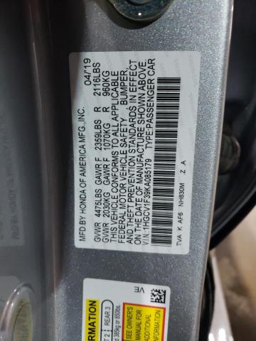 1HGCV1F39KA085179 Honda Accord Sport