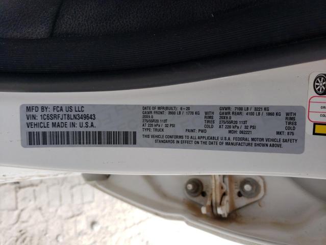 1C6SRFJT8LN349643 RAM 1500 Laie