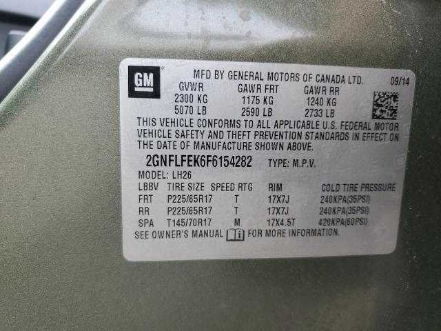 2GNFLFEK6F6154282 Chevrolet EQUINOX LT