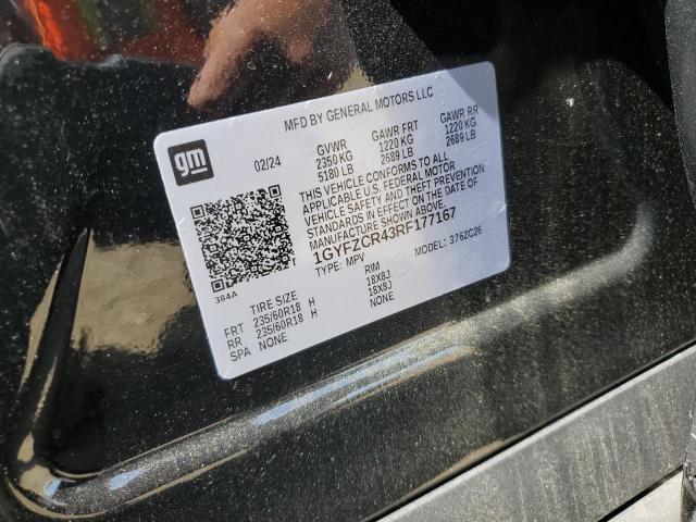 1GYFZCR43RF177167 Cadillac Xt4 Premium Luxury