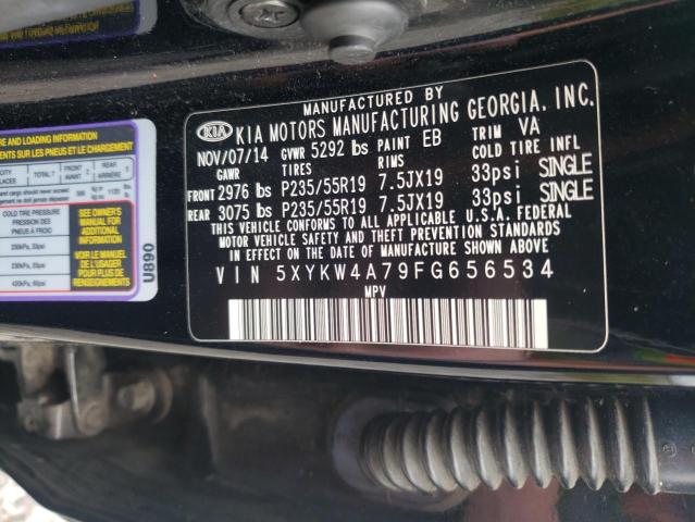 5XYKW4A79FG656534 KIA SORENTO SX