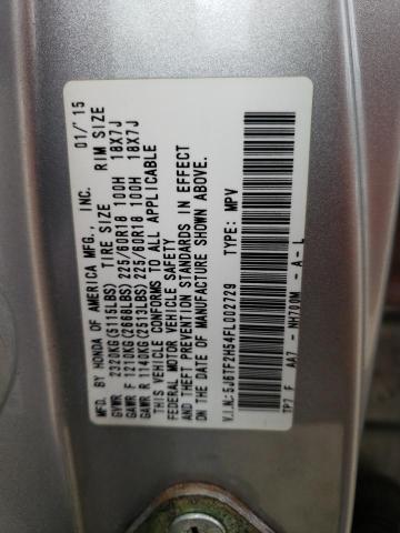 5J6TF2H54FL002729 Honda Crosstour Exl