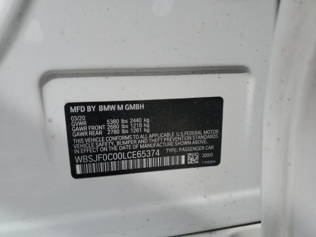 WBSJF0C00LCE65374 BMW M5 BASE