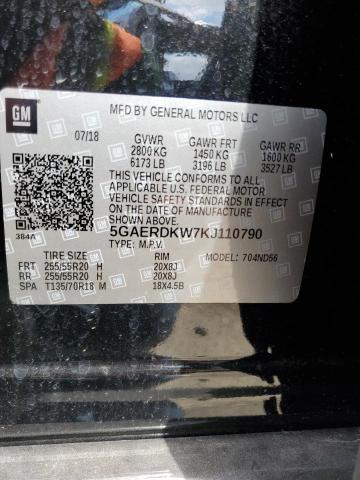 5GAERDKW7KJ110790 Buick Enclave Avenir