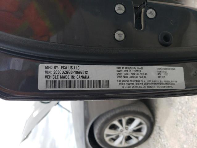 2C3CDZGG0PH697012 Dodge Challenger Sxt
