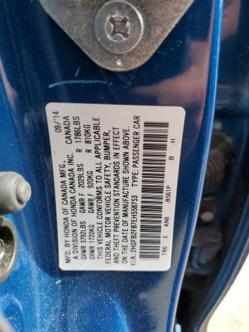 2HGFB2F87EH558753 Honda CIVIC EX