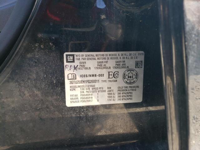 3GTU2UEH1FG260011 GMC Sierra K1500 Sle