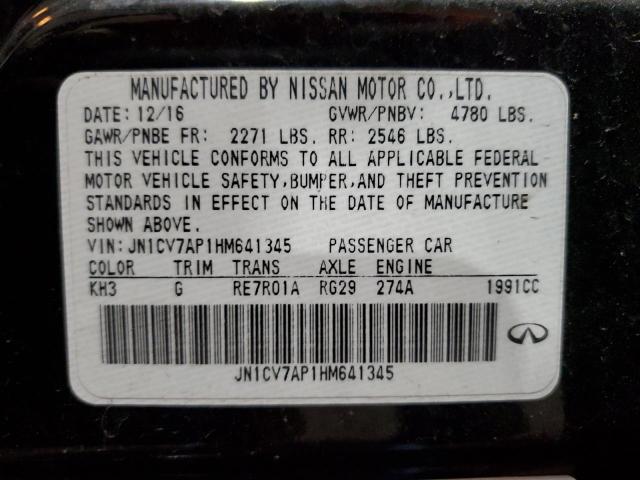 JN1CV7AP1HM641345 Infiniti Q50 BASE