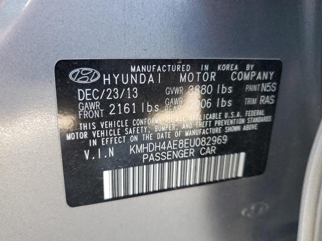 KMHDH4AE8EU082969 Hyundai ELANTRA SE