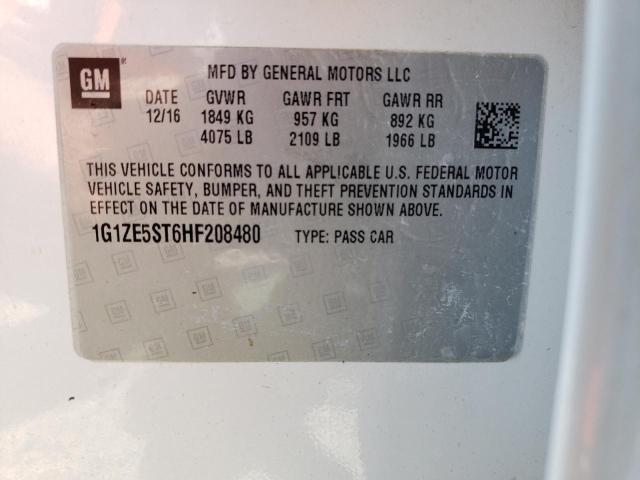 1G1ZE5ST6HF208480 Chevrolet MALIBU LT