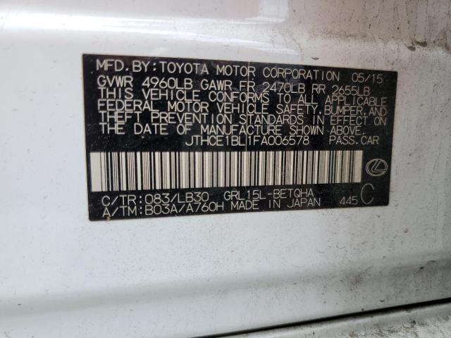 JTHCE1BL1FA006578 Lexus GS 350