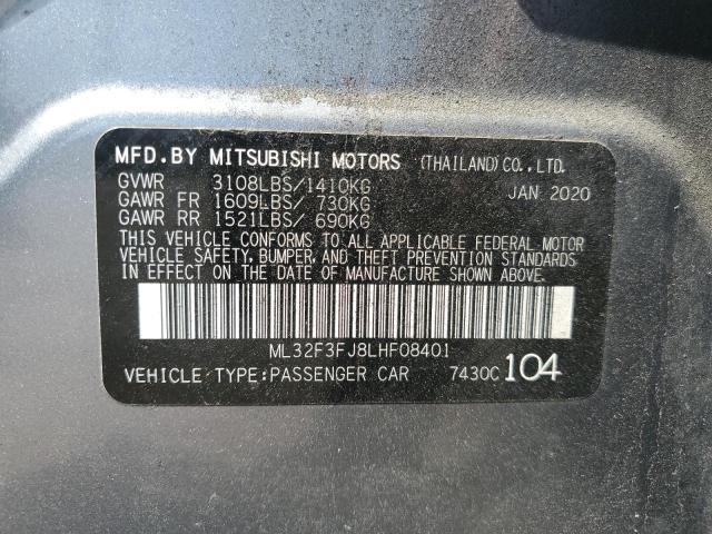 ML32F3FJ8LHF08401 Mitsubishi Mirage G4 Es