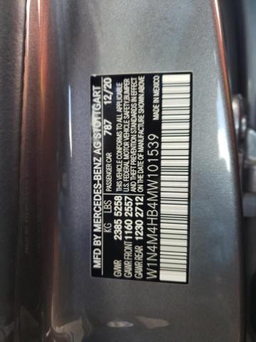 W1N4M4HB4MW101539 Mercedes-Benz Glb 250 4matic