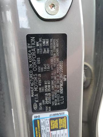 KNDPM3AC0H7206855 KIA Sportage Lx