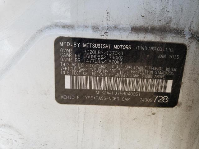 ML32A4HJ7FH040051 Mitsubishi MIRAGE ES
