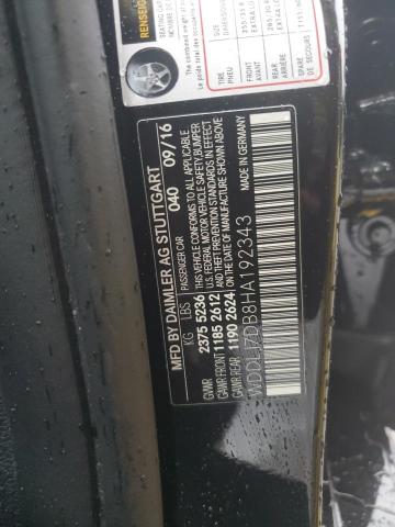 WDDLJ7DB8HA192343 Mercedes-Benz CLS 550