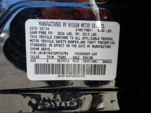 JN1BV7AR1EM702752 Infiniti Q50 BASE