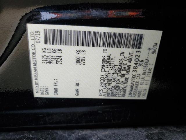 1N4AA6AV3KC384023 Nissan MAXIMA S