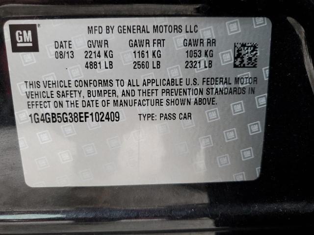 1G4GB5G38EF102409 Buick Lacrosse