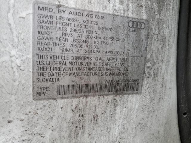 WA1DGAFE3FD031986 Audi Q7 Prestige