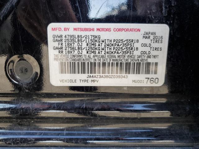 JA4AZ3A38GZ039343 Mitsubishi Outlander Se