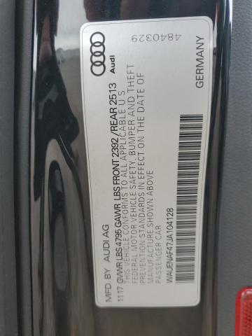 WAUENAF47JA104128 Audi A4 Premium Plus