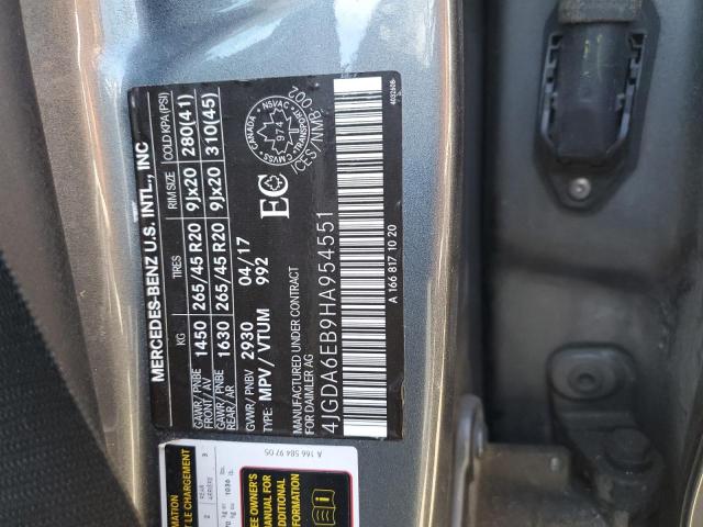 4JGDA6EB9HA954551 Mercedes-Benz Gle 43 Amg