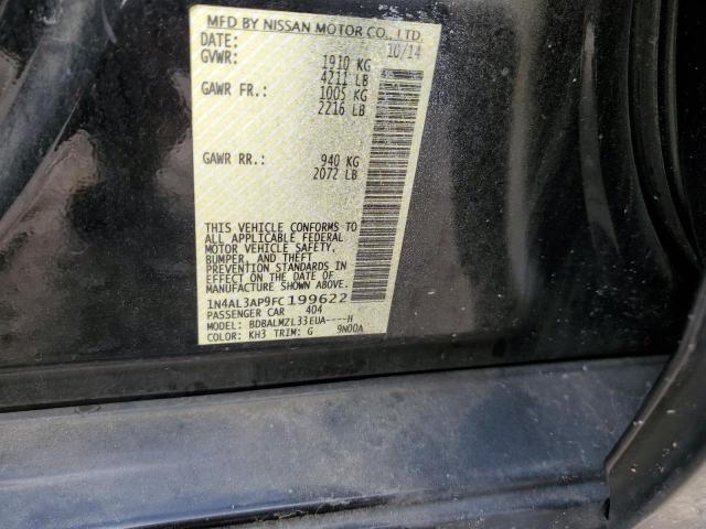 1N4AL3AP9FC199622 Nissan ALTIMA 2.5